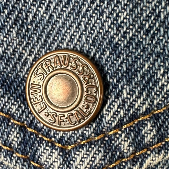 LEVI’S SHERPA LINED DENIM JACKET M - Picture 8 of 12